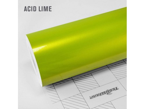 Acid Lime lesklá metalická fólia  -  RB07